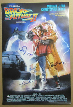 Back To Future Ii Auto/Signed Michael J Fox/
