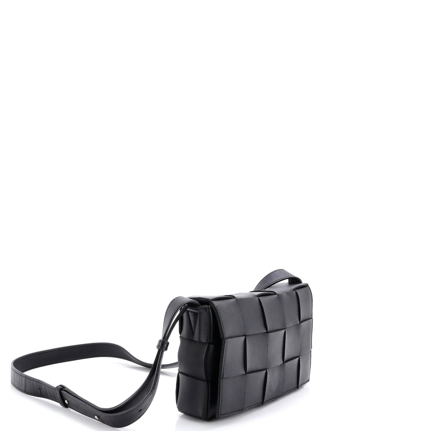 Bottega Veneta Cassette Crossbody Bag Maxi Intrecciato Leather Small