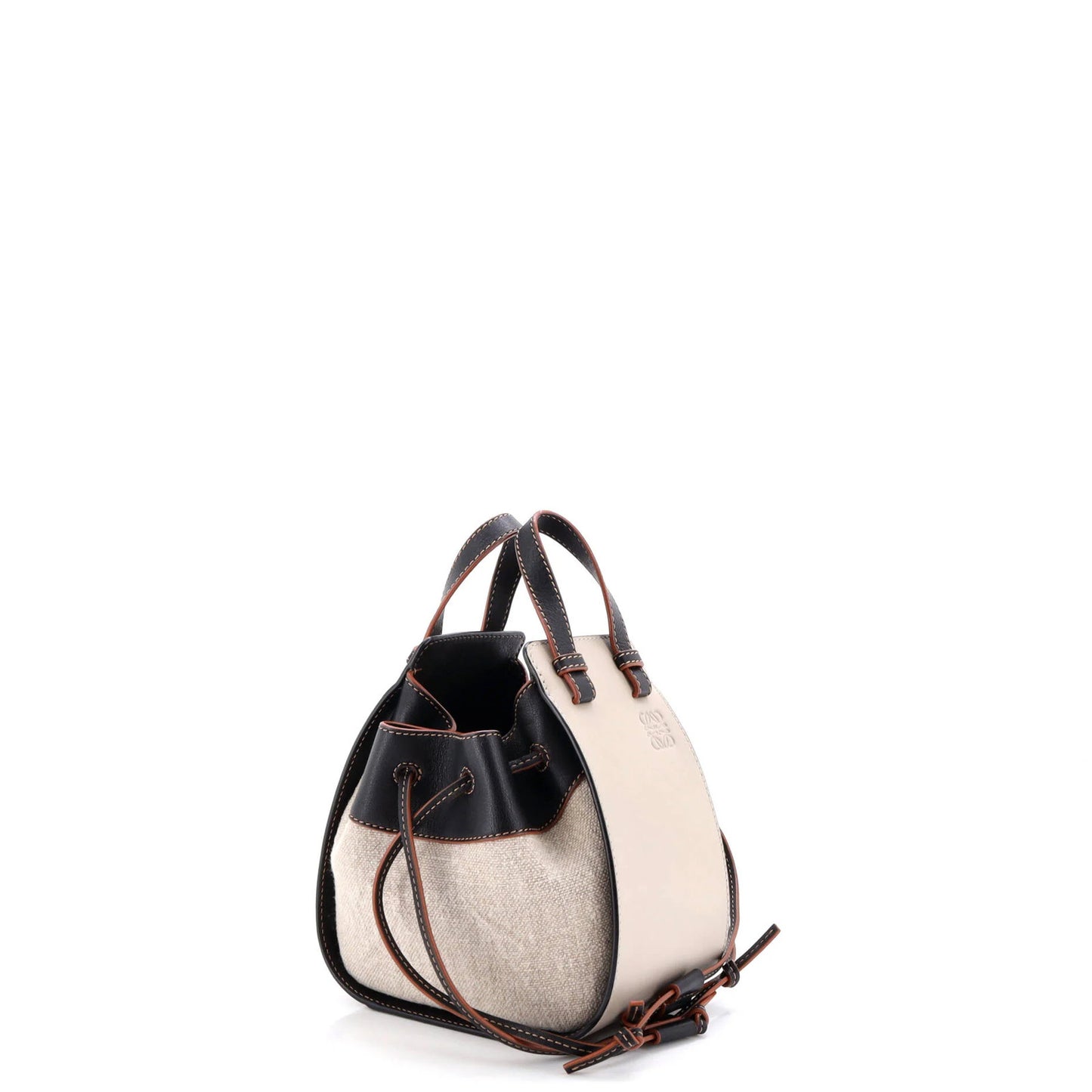 Loewe Hammock Bag Leather And Canvas Mini