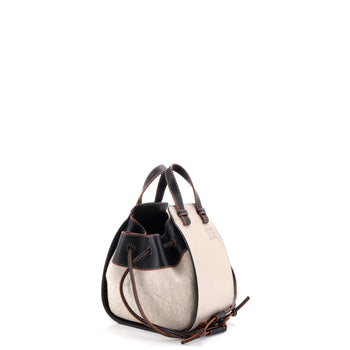 Loewe Hammock Bag Leather And Canvas Mini