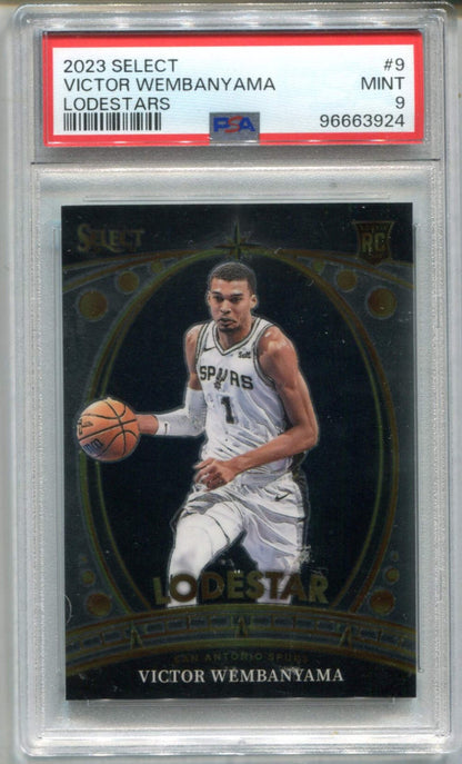 Victor Wembanyama 2023 Select Lodestars #9 Psa 9 Card