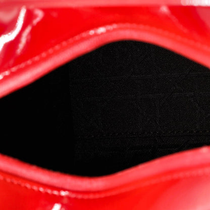 Christian Dior Lady Dior Bag Cannage Quilt Patent Medium