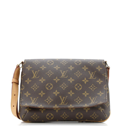 Louis Vuitton Musette Tango Handbag Monogram Canvas