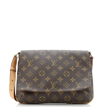 Louis Vuitton Musette Tango Handbag Monogram Canvas