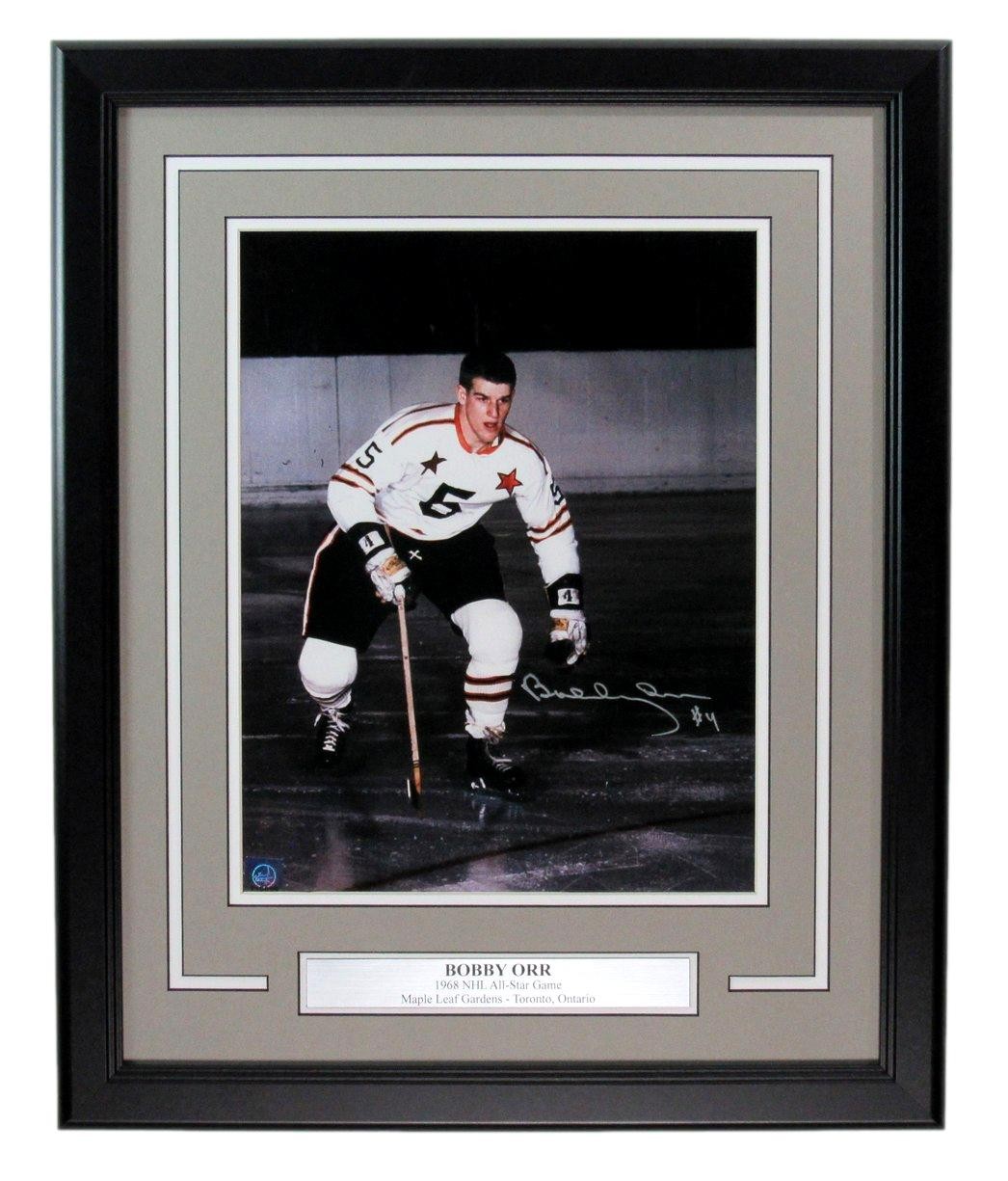 Bobby Orr Hof Signed 11X14 Photo 1968 All-Star Game Framed Gnr 187189