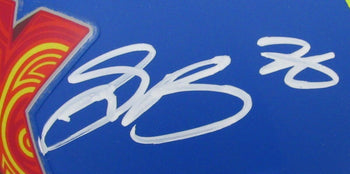 Saquon Barkley Signed Blue Sb Lix Full Size