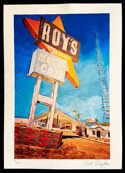 Bob Dylan Lithograph Coa Signed Op Numbered In Pencil Modern Museum