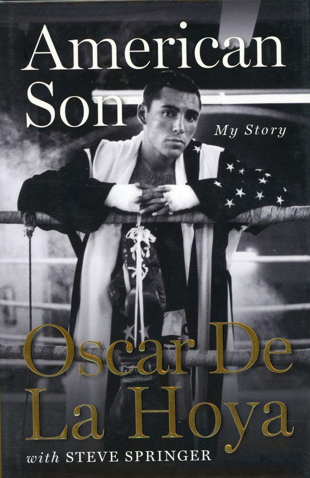 Oscar De La Hoya Autographed "American Son" Book (Jsa)
