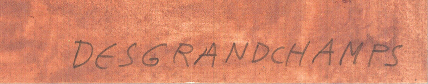 Marc Desgrandchamps Roland Garros French Open Signed " Offset Lithograph