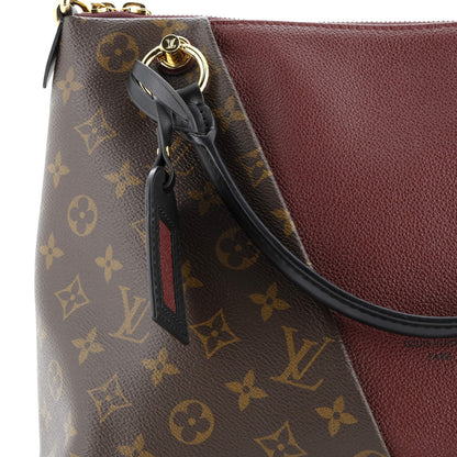 MM Louis Vuitton V Tote Monogram Canvas and Leather
