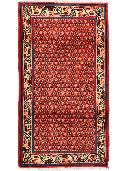 2X4 Ft Tribal Paisley Floral Design Oriental Rug