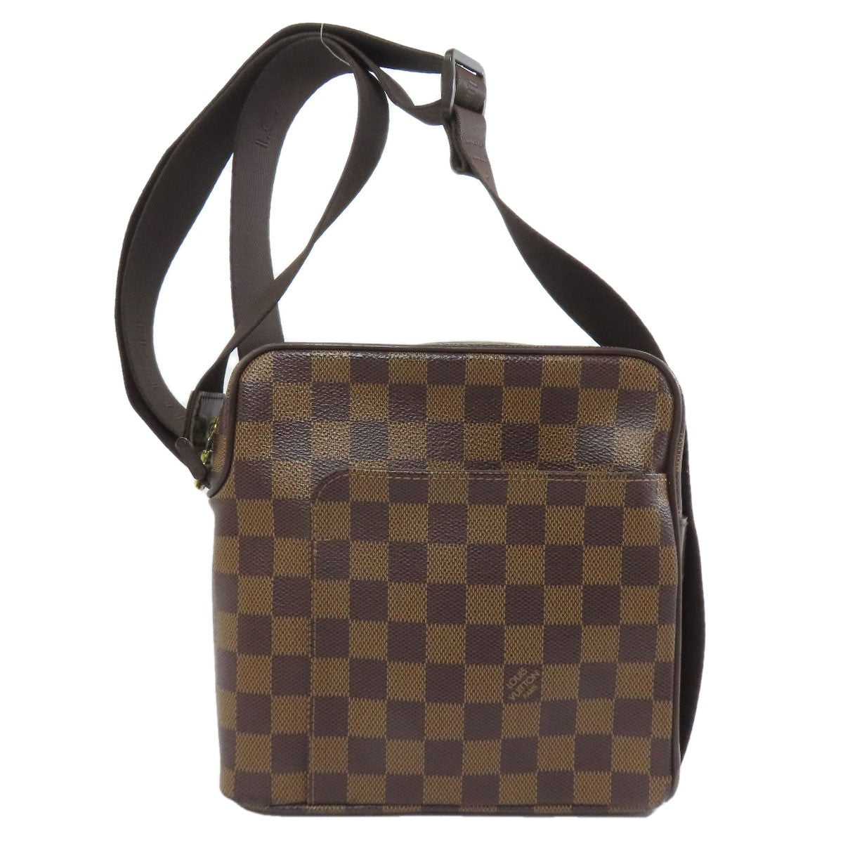 canvas LOUIS VUITTON N41442 Olaf PM Shoulder Bag Damier