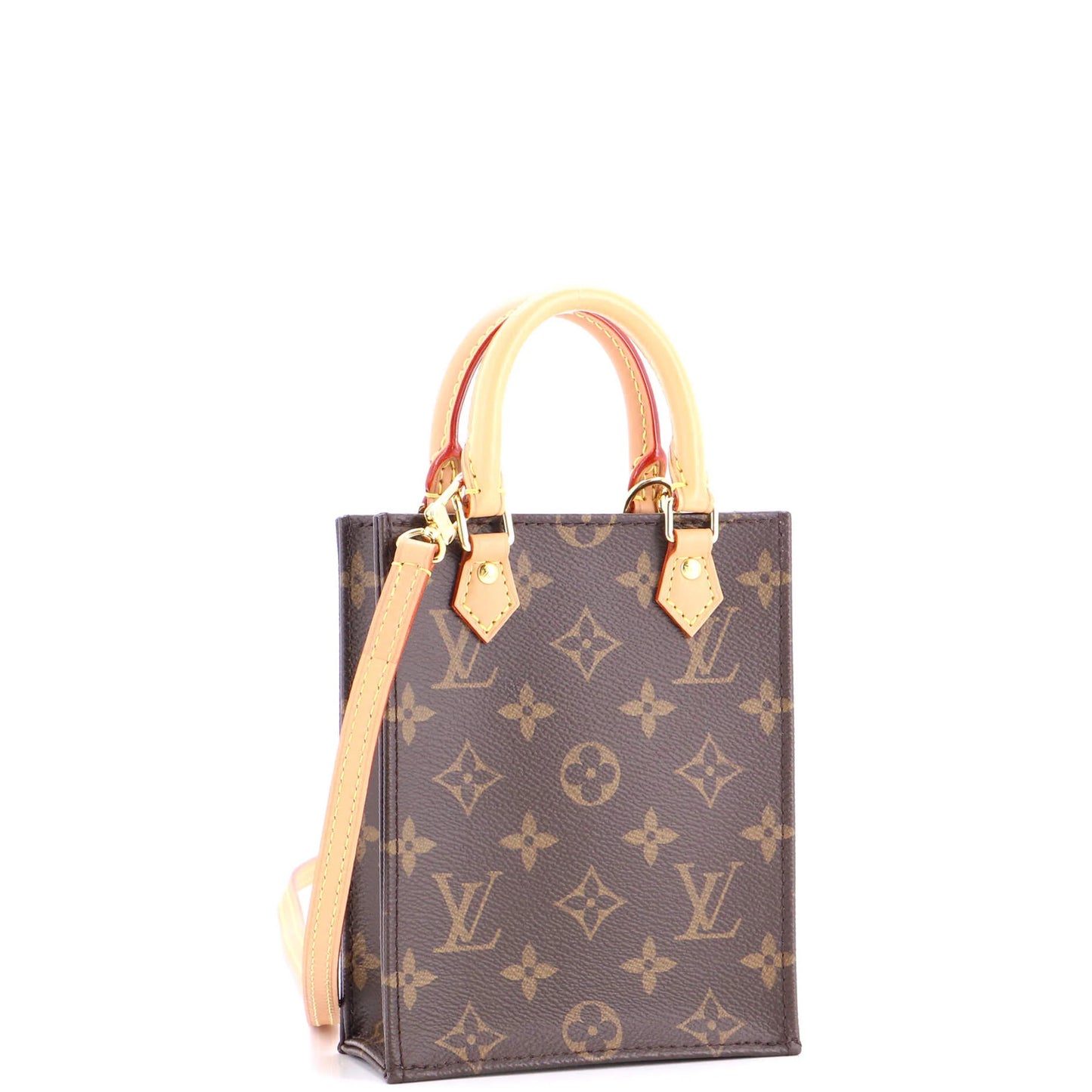 Louis Vuitton Petit Sac Plat Bag Monogram Canvas