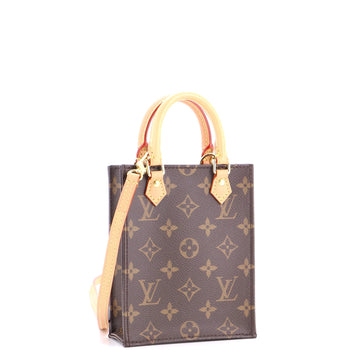 Louis Vuitton Petit Sac Plat Bag Monogram Canvas