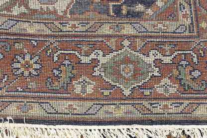 8X10 ft Handmade Serapi Oriental Rug Floral Boho