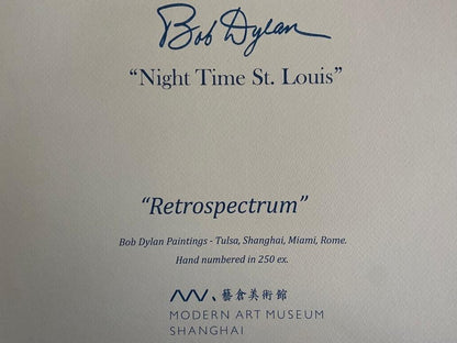 Bob Dylan Lithograph Signed Coa Numbered By Hand
