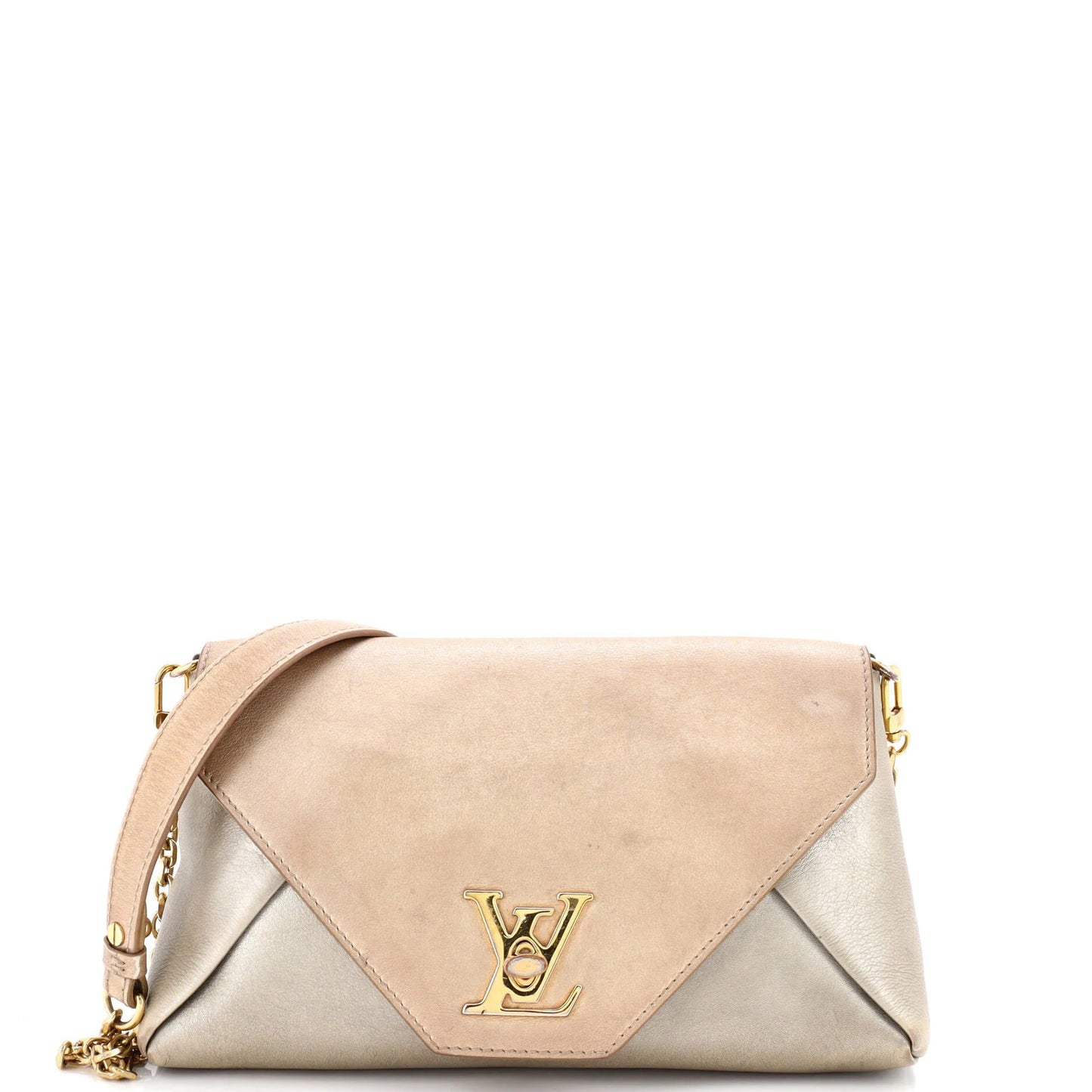 Louis Vuitton Love Note Chain Clutch Leather