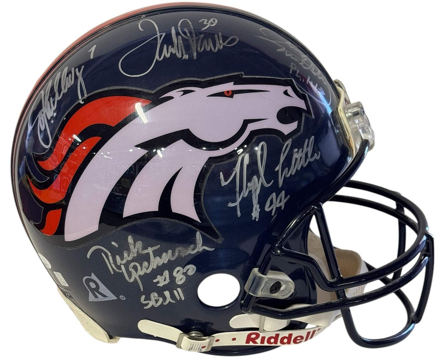 Denver Broncos Ring Of Famers Authentic Helmet (Jsa)