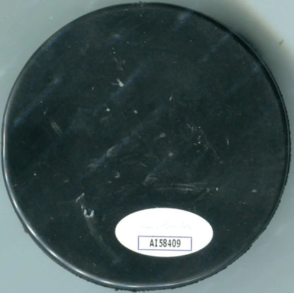 Matt Murray Autographed Black Hockey Puck (Jsa)