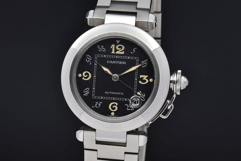 Cartier Pasha C Date Black Chic 2324 Boys W31043M7