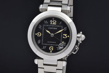 Cartier Pasha C Date Black Chic 2324 Boys W31043M7