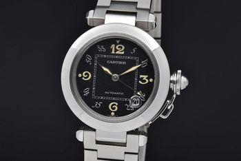 Cartier Pasha C Date Black Chic 2324 Boys W31043M7