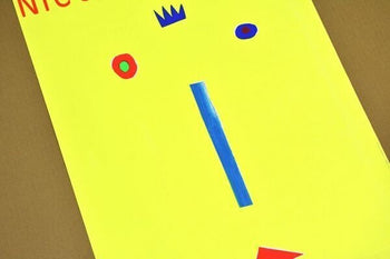 Nicola De Maria Silk Screen Print Yokohama Portside Gallery 25.2  19.1 In