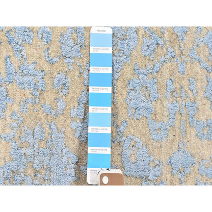 5'10"X9' Jacquard Broken Cypress Tree Design Silken Thick And Plush Rug