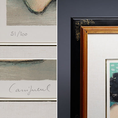 Jean-Pierre Cassigneul Lithograph Spring Boat Signed Limited Edition Framed