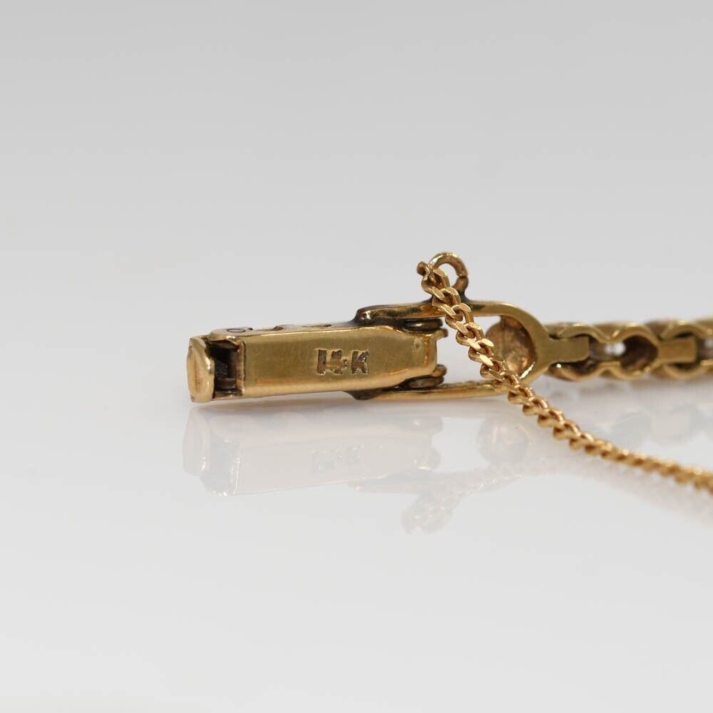 14K Yellow Gold Vintage Swiss Croton Diamond