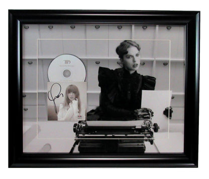 Taylor Swift Signed "Tortured Poets Department" Photo Collage Framed Psa 193998