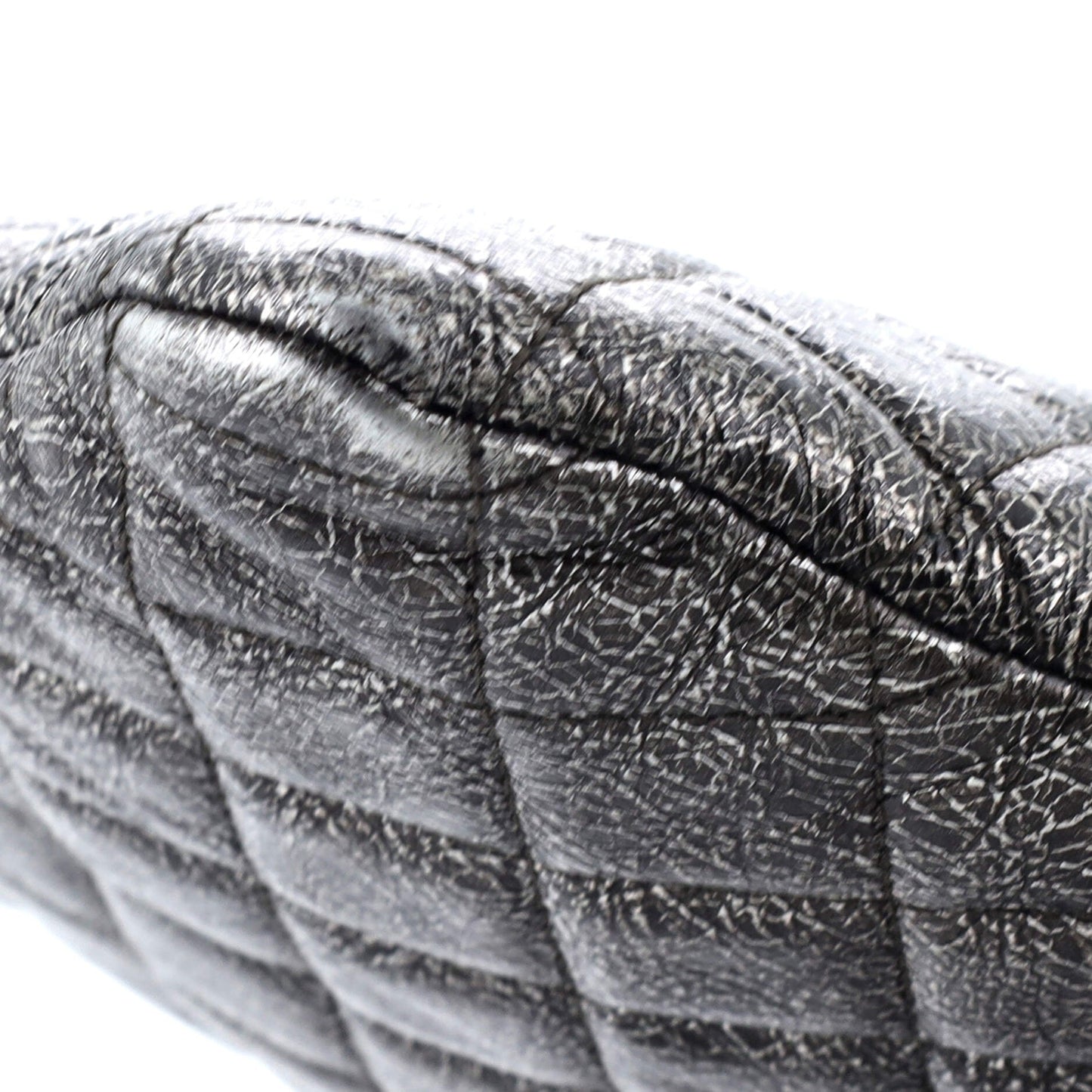 Chanel Boy O Case Clutch Quilted Calfskin Large