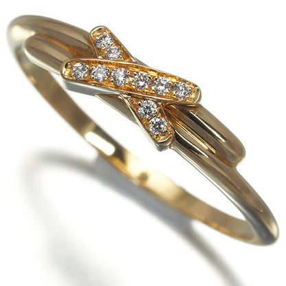 Chaumet Ring Diamond Jeux De Liens Eu55 18K 750 Yellow Gold