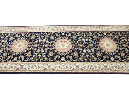 3X18 Floral Oriental Hallway Decor Wool Carpet