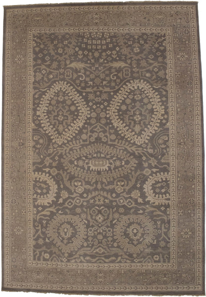 Handmade Extra Large Floral Oriental Rug Low Pile