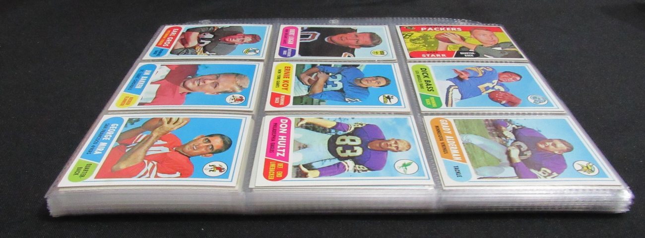 1968 Topps Football Card Complete Set (1-219)