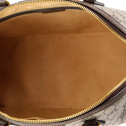 Gucci Ophidia Dome Top Handle Bag Gg Coated Canvas Medium