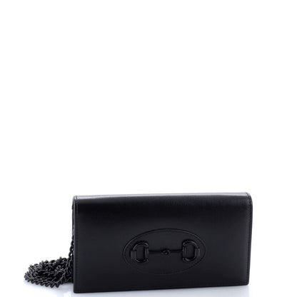 Gucci Horsebit 1955 Chain Wallet Leather