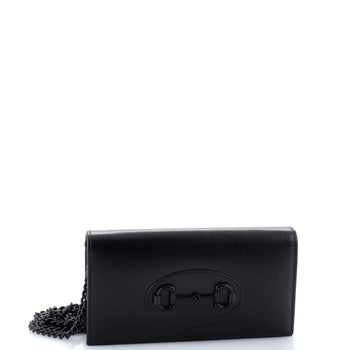 Gucci Horsebit 1955 Chain Wallet Leather