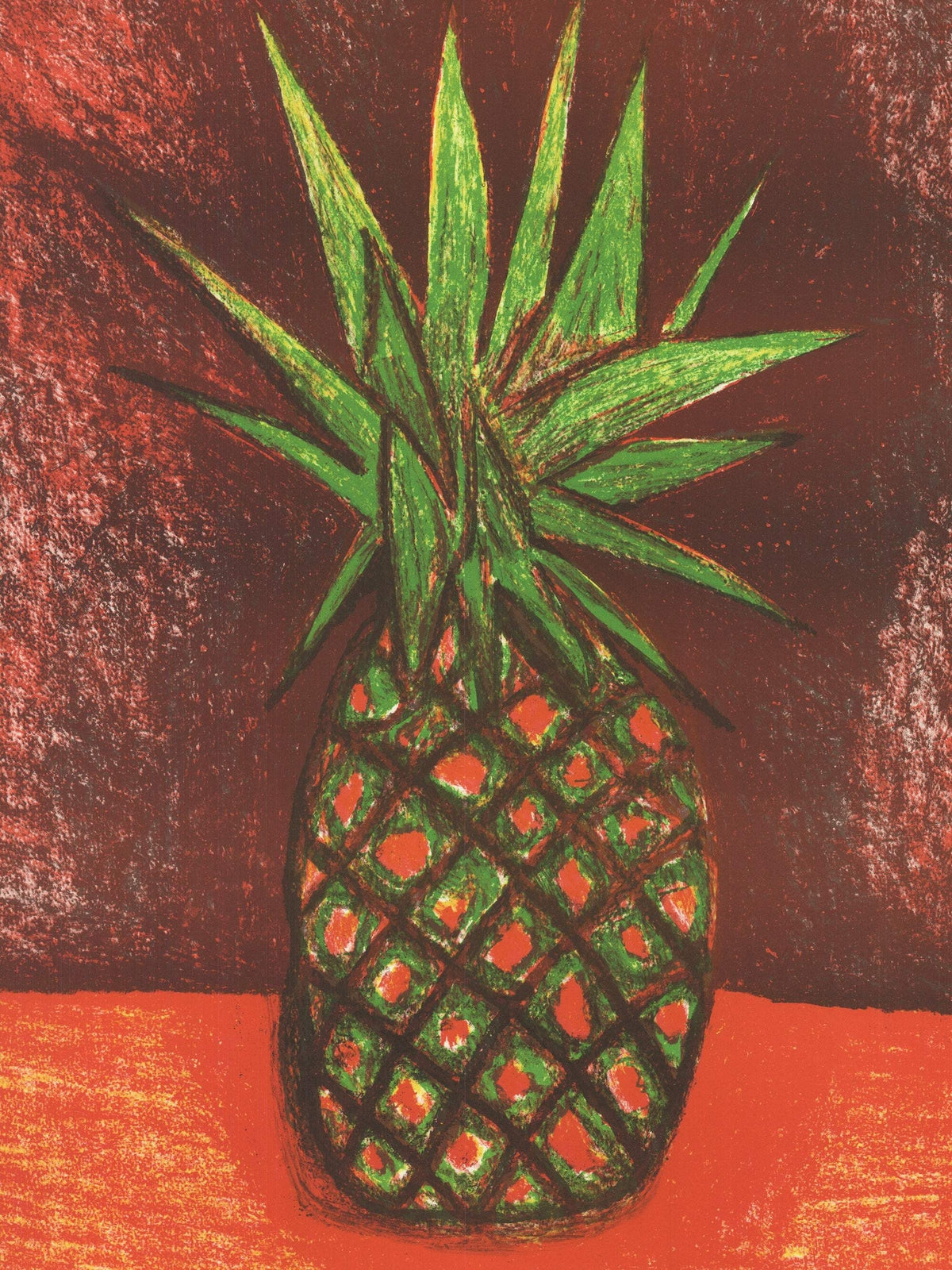 Rafael Ferrer American Dance Festival Signed " Serigraph Conte