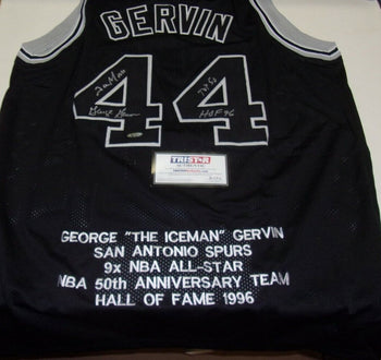 George Gervin San Antonio Spurs,Hof 96,Iceman,Top