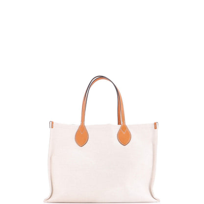 Gucci Logo Shopper Tote Printed Canvas Medium