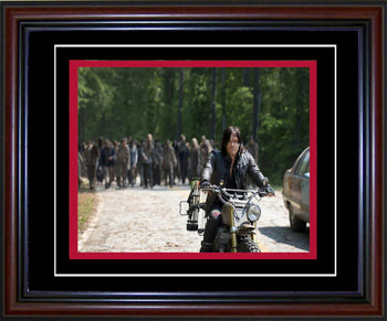 Norman Reedus Unsigned Framed Daryl Dixon Walking