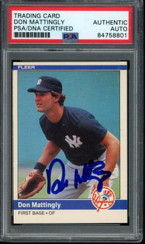 1984 Fleer Don Mattingly #131 Authentic Card