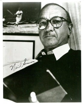 Neil Simon Autographed Black & White 8X10 Photo