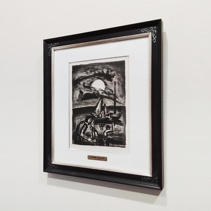 Georges Rouault Original Lithograph 1929 "Le Vent Emplit Les Voiles" Paysages