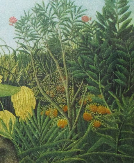 Henri Rousseau Lithograph "Tiger In A Tropical Storm" Ed.297/300 W/Frame Signed