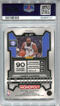 James Harden 2023 Panini Prizm Purple Monopoly
