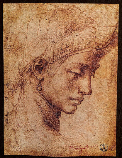 Michelangelo Buonarroti Lithograph 1968