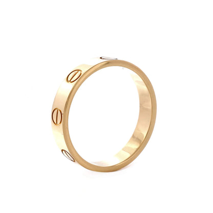 Cartier Love Wedding Band Ring 18K Yellow Gold
